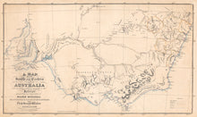 Load image into Gallery viewer, A Map of the South and Eastern parts of Australia... derived from the exploration of Major Mitchell, Hawdon, Sturt, Eyre et al..., 1839
