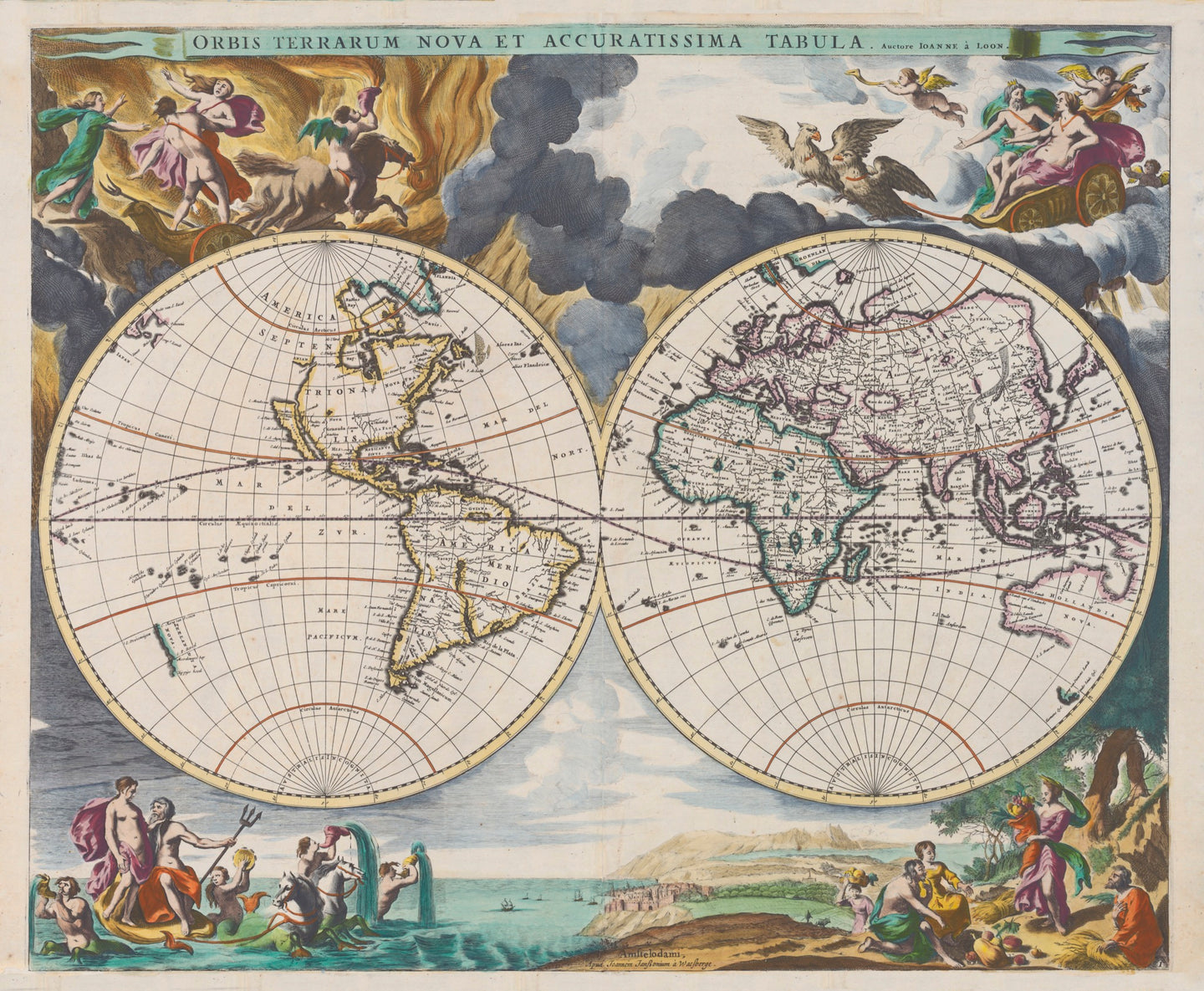 Orbis terrarum nova et accuratissima tabula