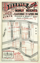 Load image into Gallery viewer, Clearance sale of the Bellevue Estate, Thornton&#39;s Hill, Manly Heights