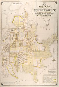 Map of part of Tunks Ward, Municipality of St. Leonards, Parish of Willoughby